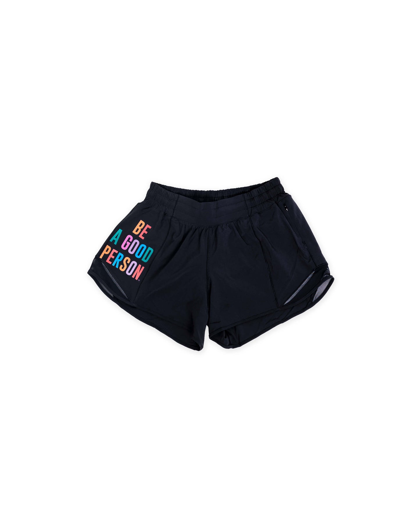 Hotty Hot Low-Rise Lined Short 4" - Black - lululemon // BE A GOOD PERSON *Pre-Order*