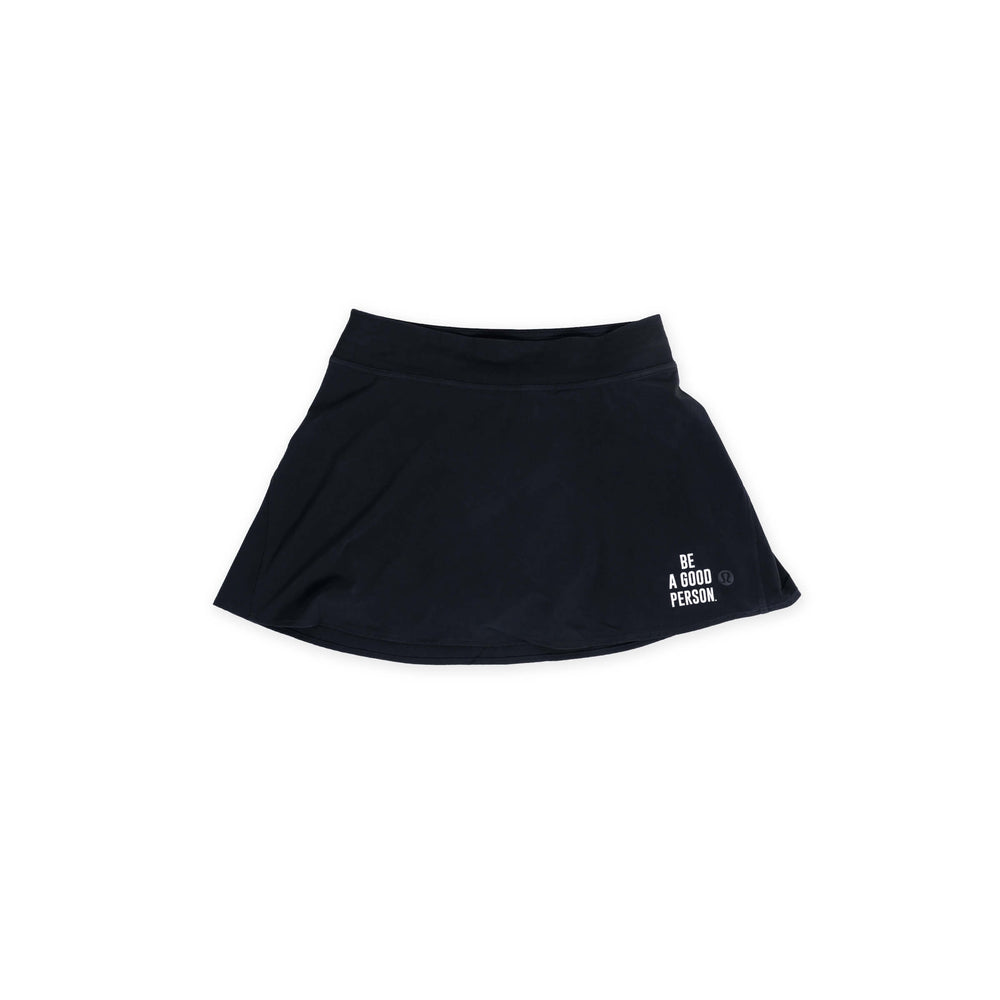 
                      
                        Lightweight High-Rise Tennis Skirt - Black - lululemon // BE A GOOD PERSON *Pre-Order*
                      
                    