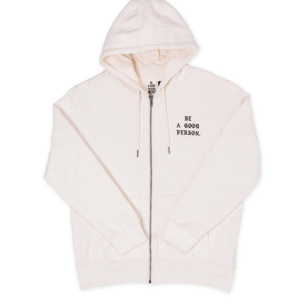 
                      
                        Saint Script Zip Up - Cream
                      
                    