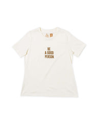 Signature T-Shirt - Women's Fit - Cream/Brown