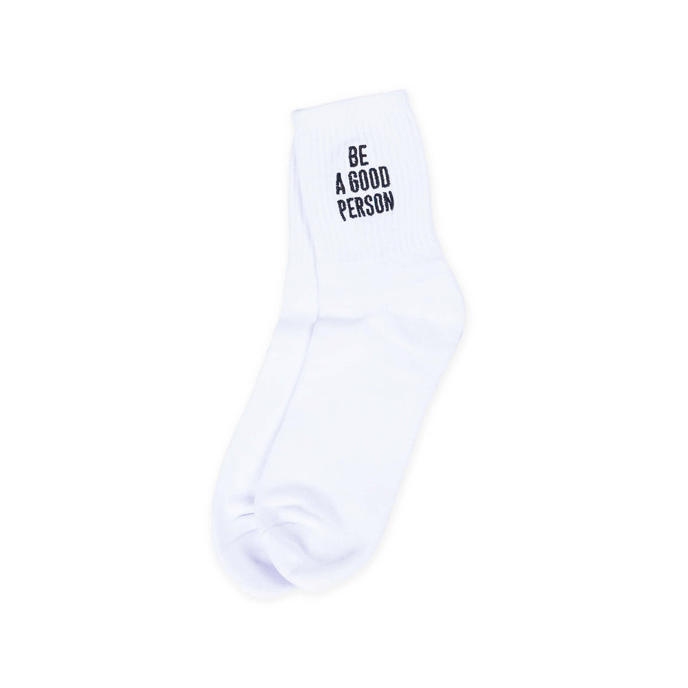 Half Crew Socks - White