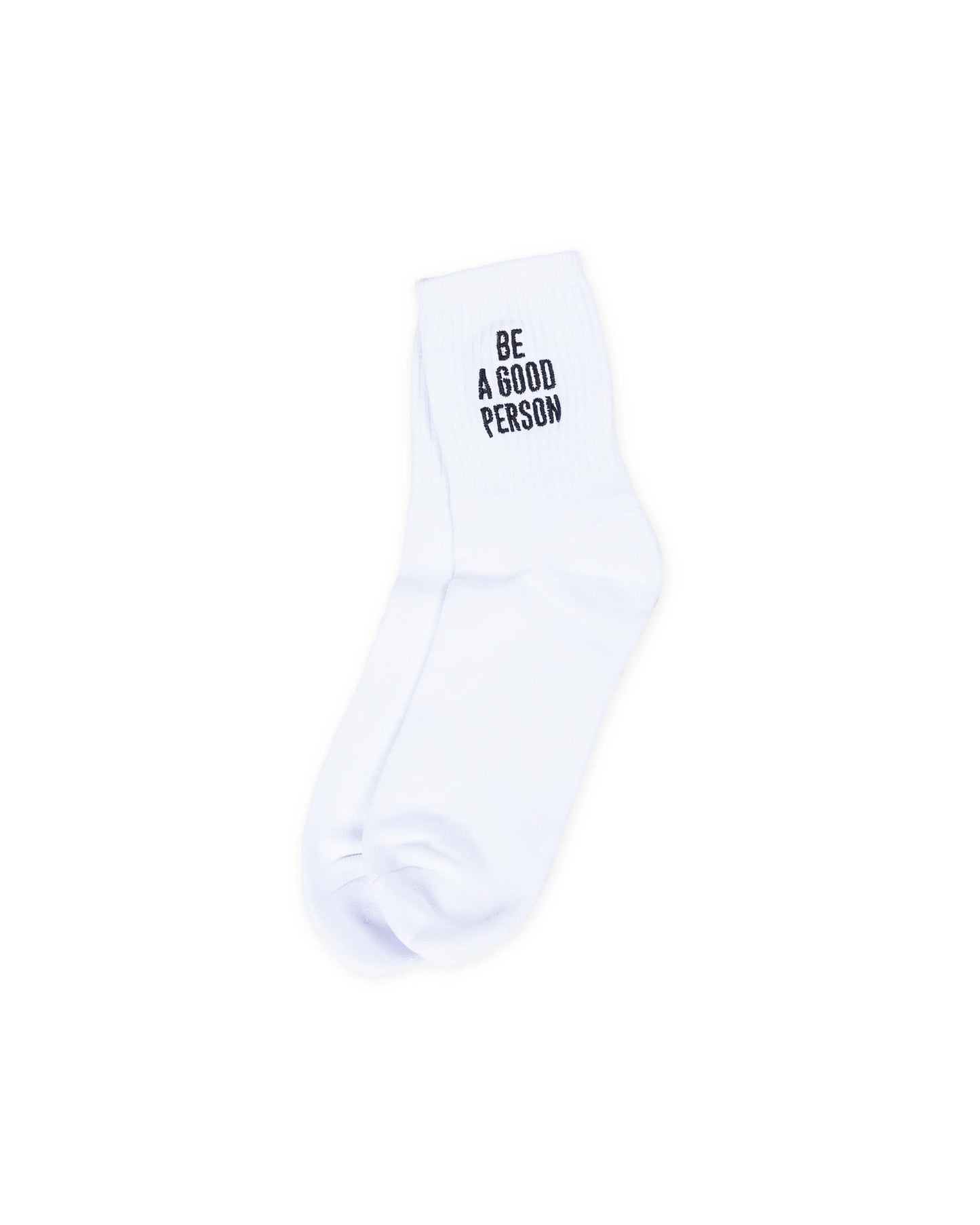 Half Crew Socks - White