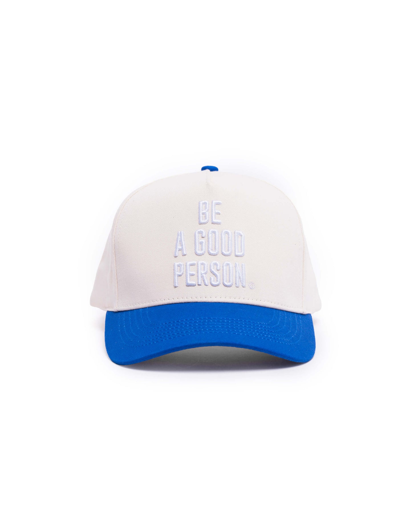 Signature Snapback Hat - Blue/White