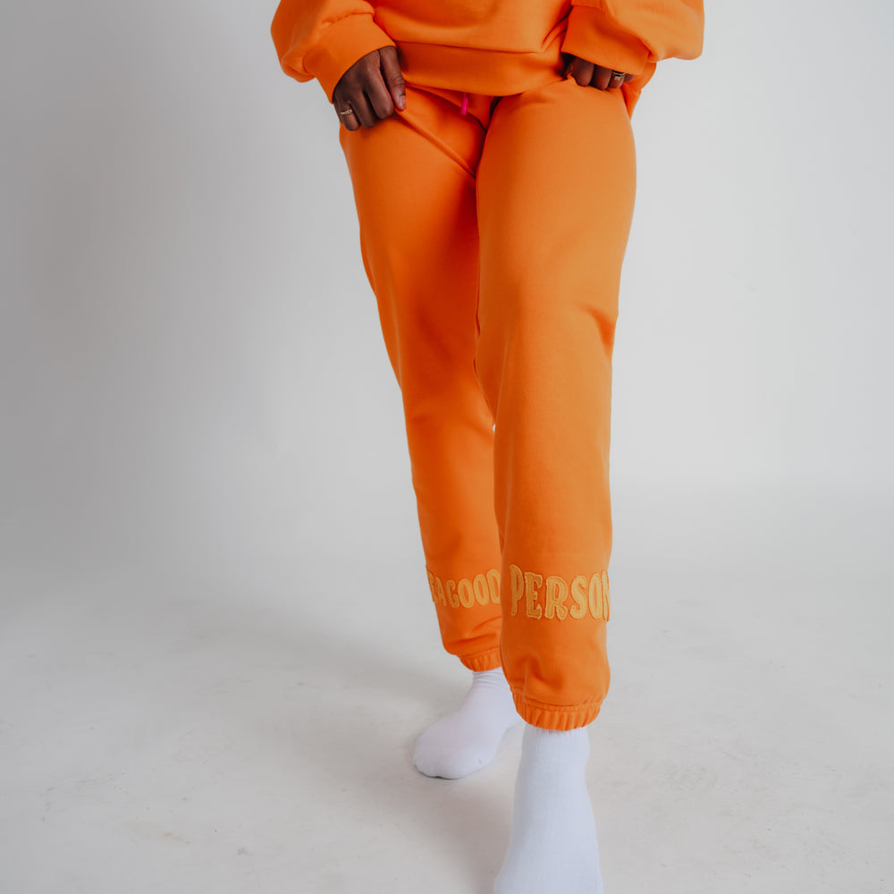 
                      
                        Pinched Sweatpants - Orange Sherbet
                      
                    