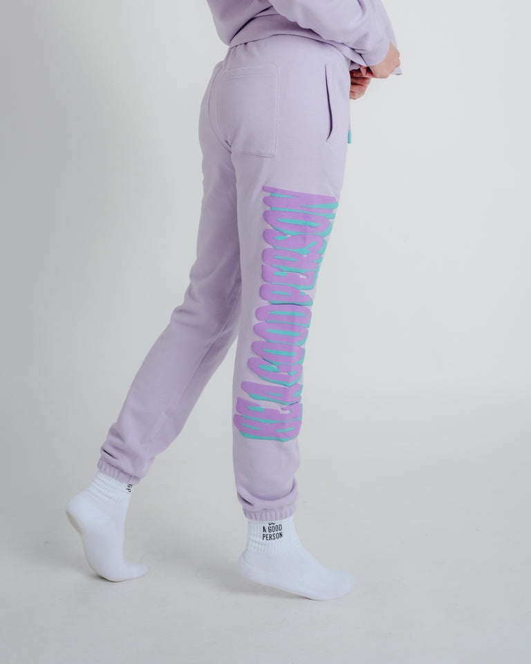 Pinched Sweatpants - Lavender – Be A Good Person