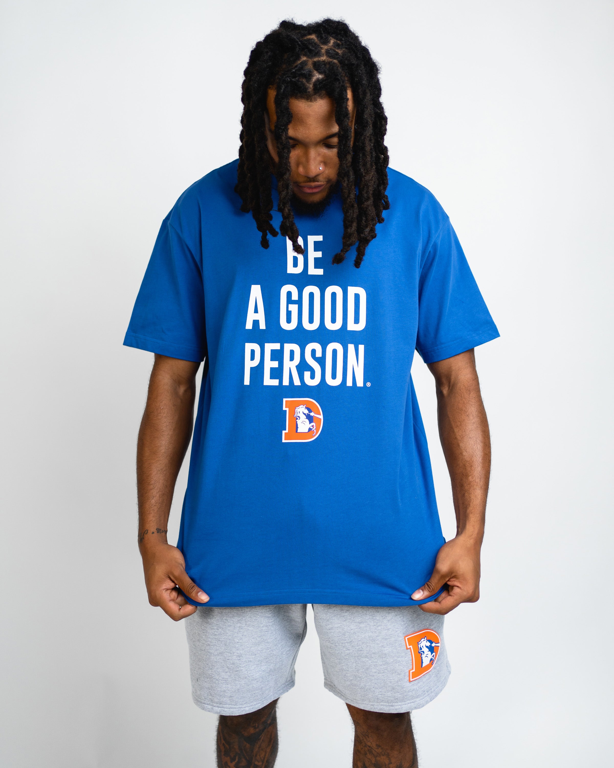 BAGP x Broncos T-shirt - White – Be A Good Person