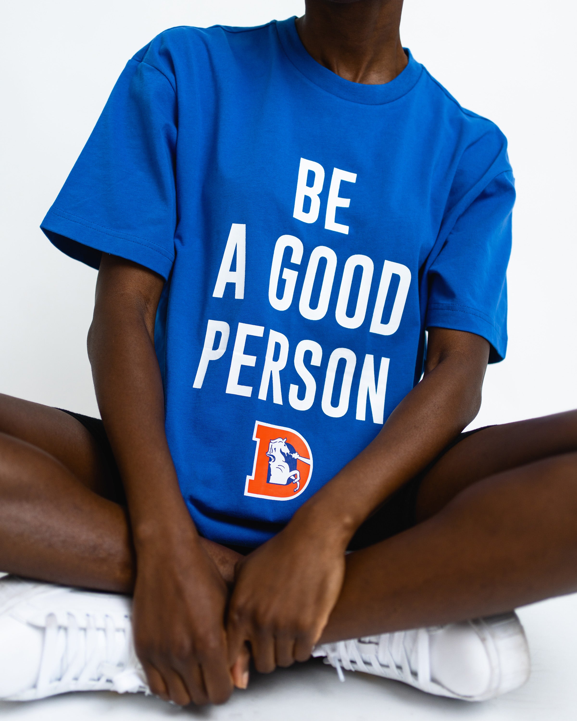 BAGP x Broncos T-shirt - White – Be A Good Person