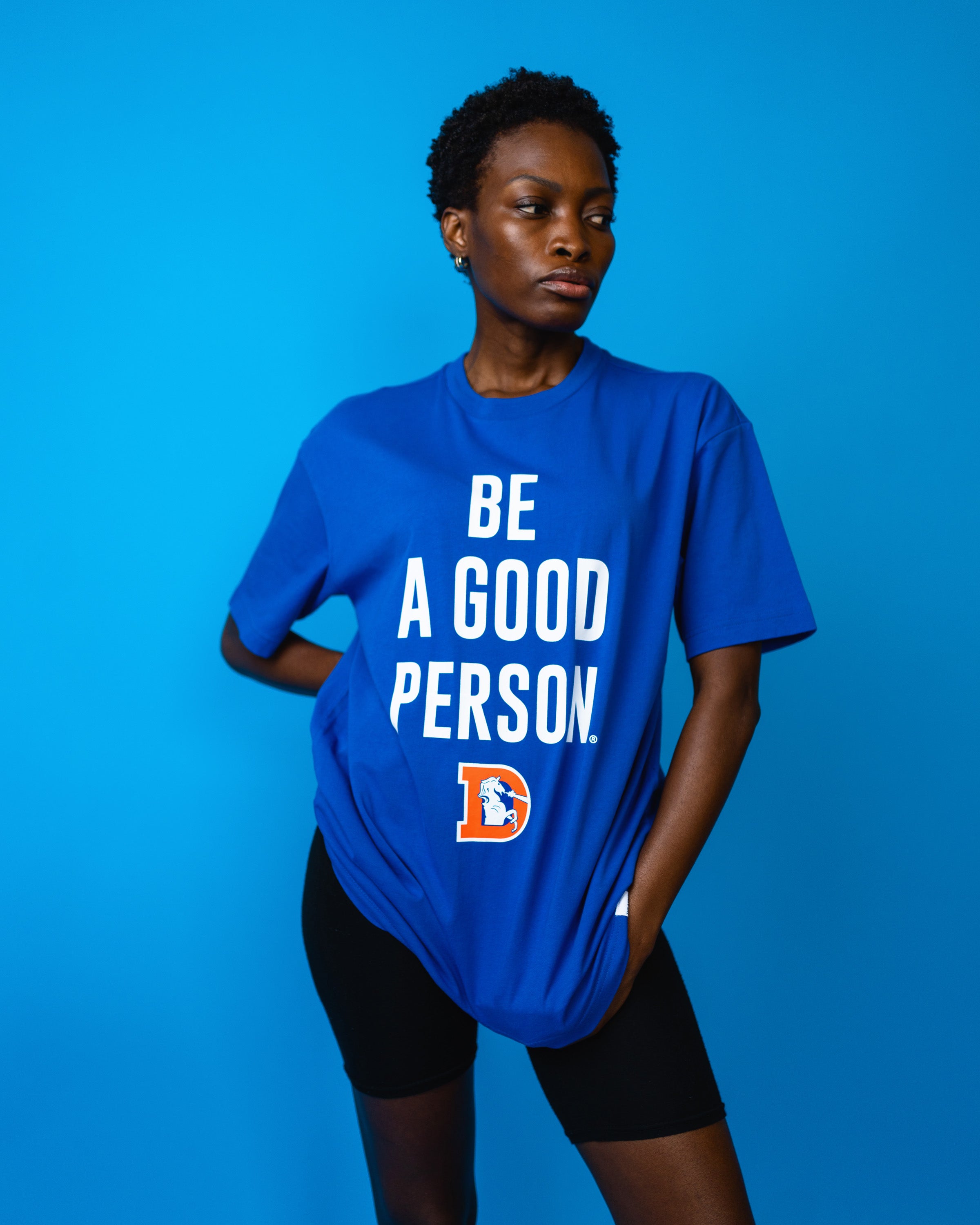 BAGP x Broncos T-shirt - White – Be A Good Person