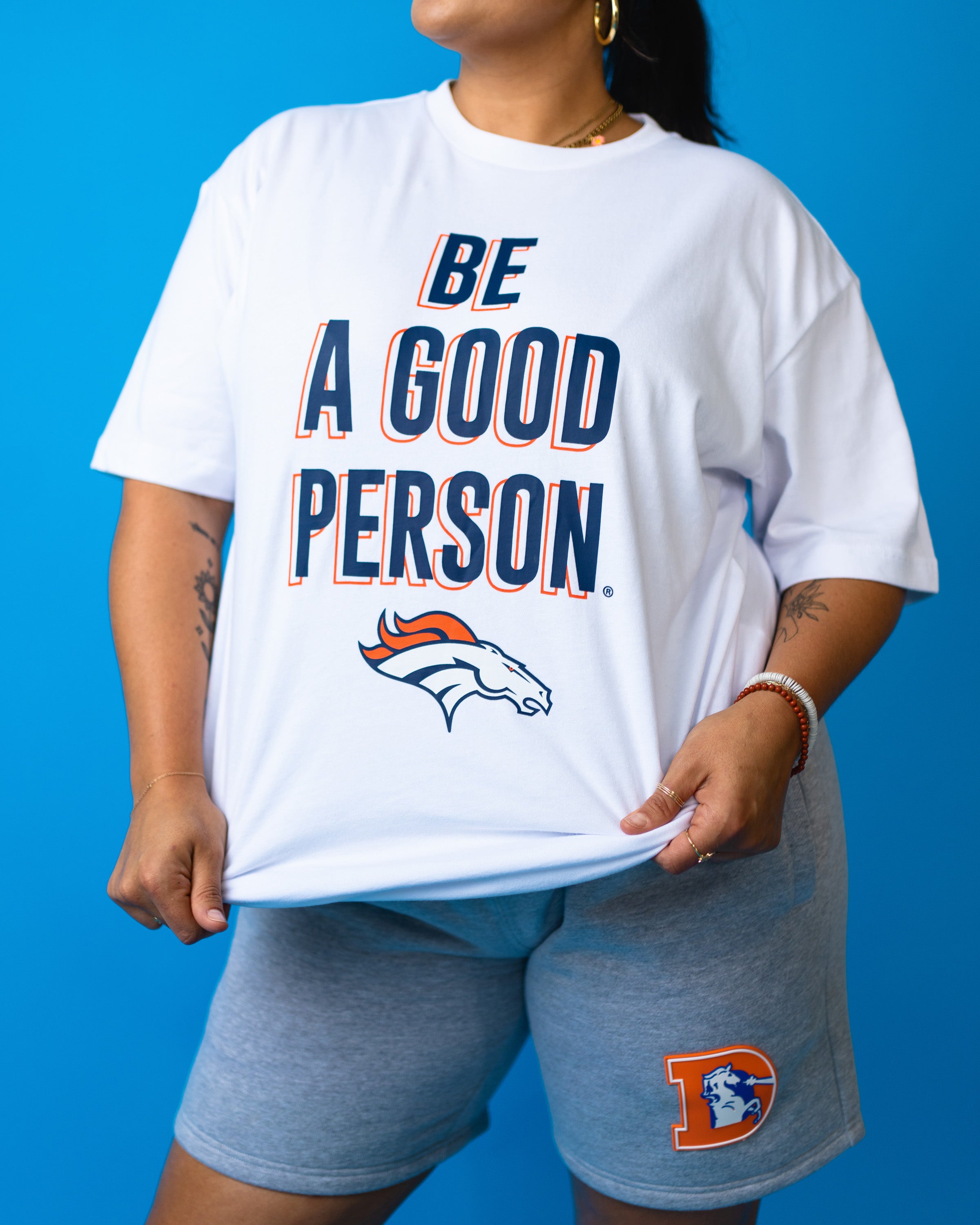 Official Denver broncos shop be a good person denver broncos